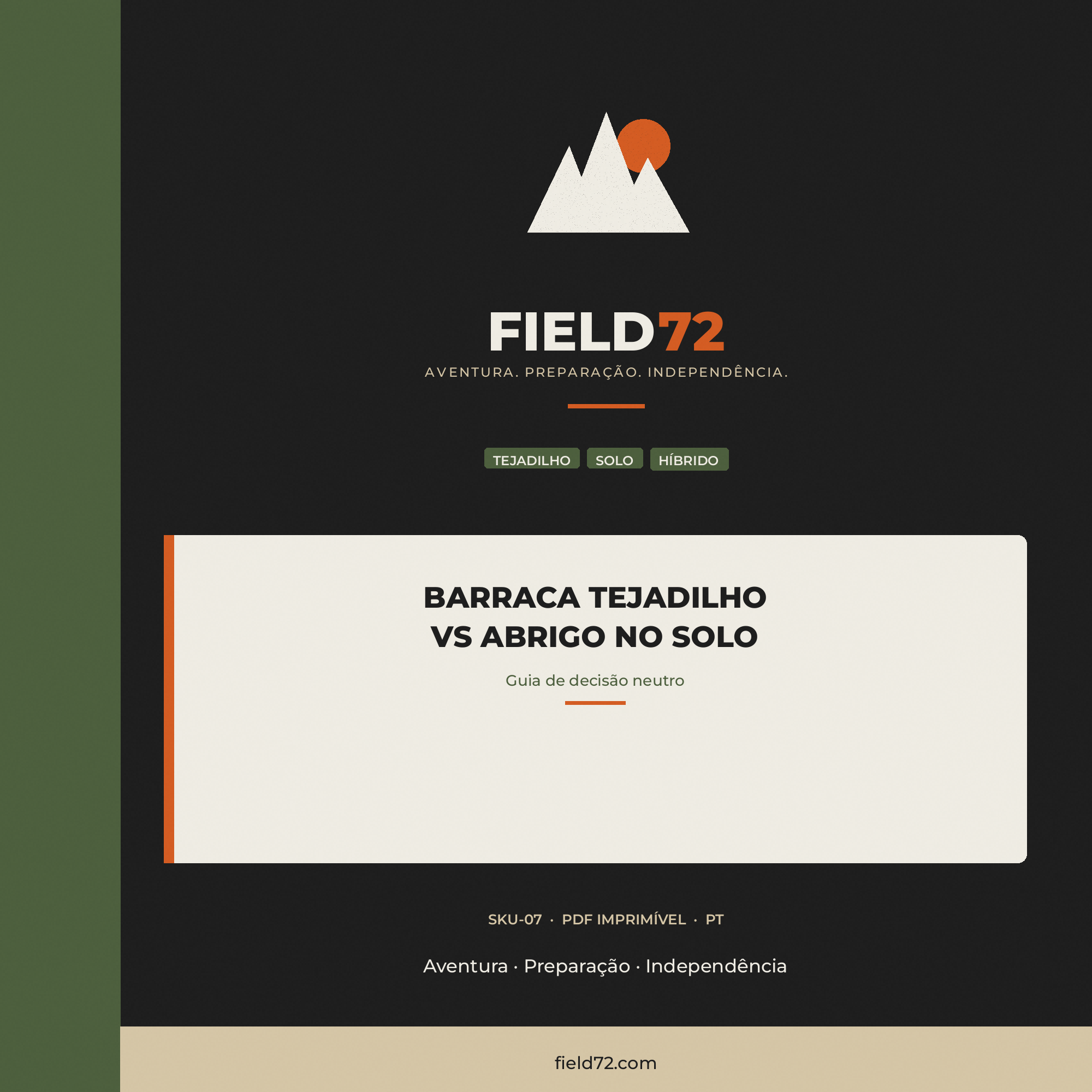 Capa Guia Tejadilho vs Solo