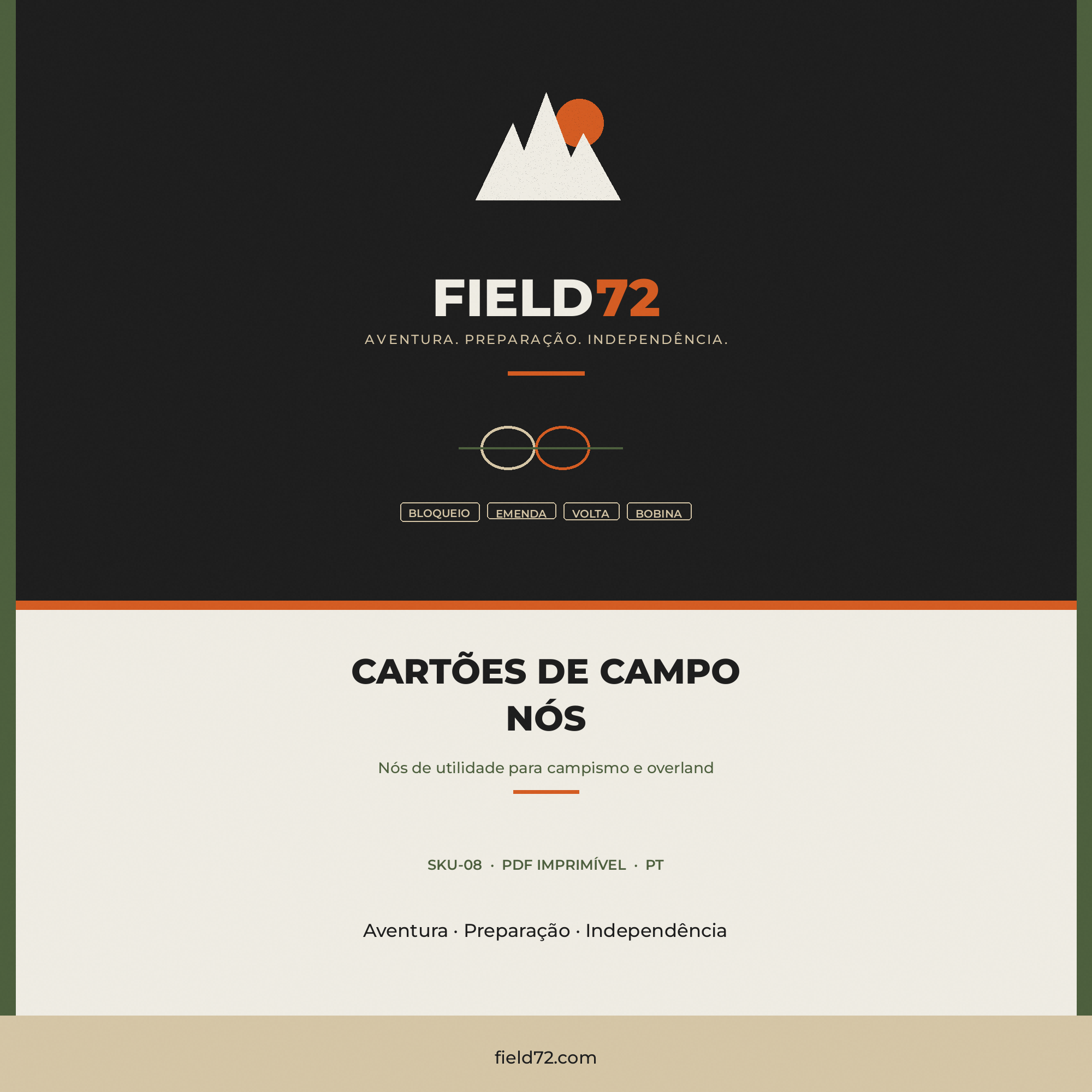 Capa Cartões de Nós de Campo